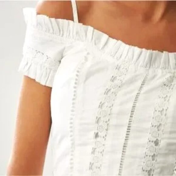 Anthropologie Off Shoulder Corset Top Size 6 - Picture 3 of 9